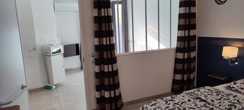 Apartamento | 1 dormitorio, caja fuerte, cortinas opacas y sistema de insonorización