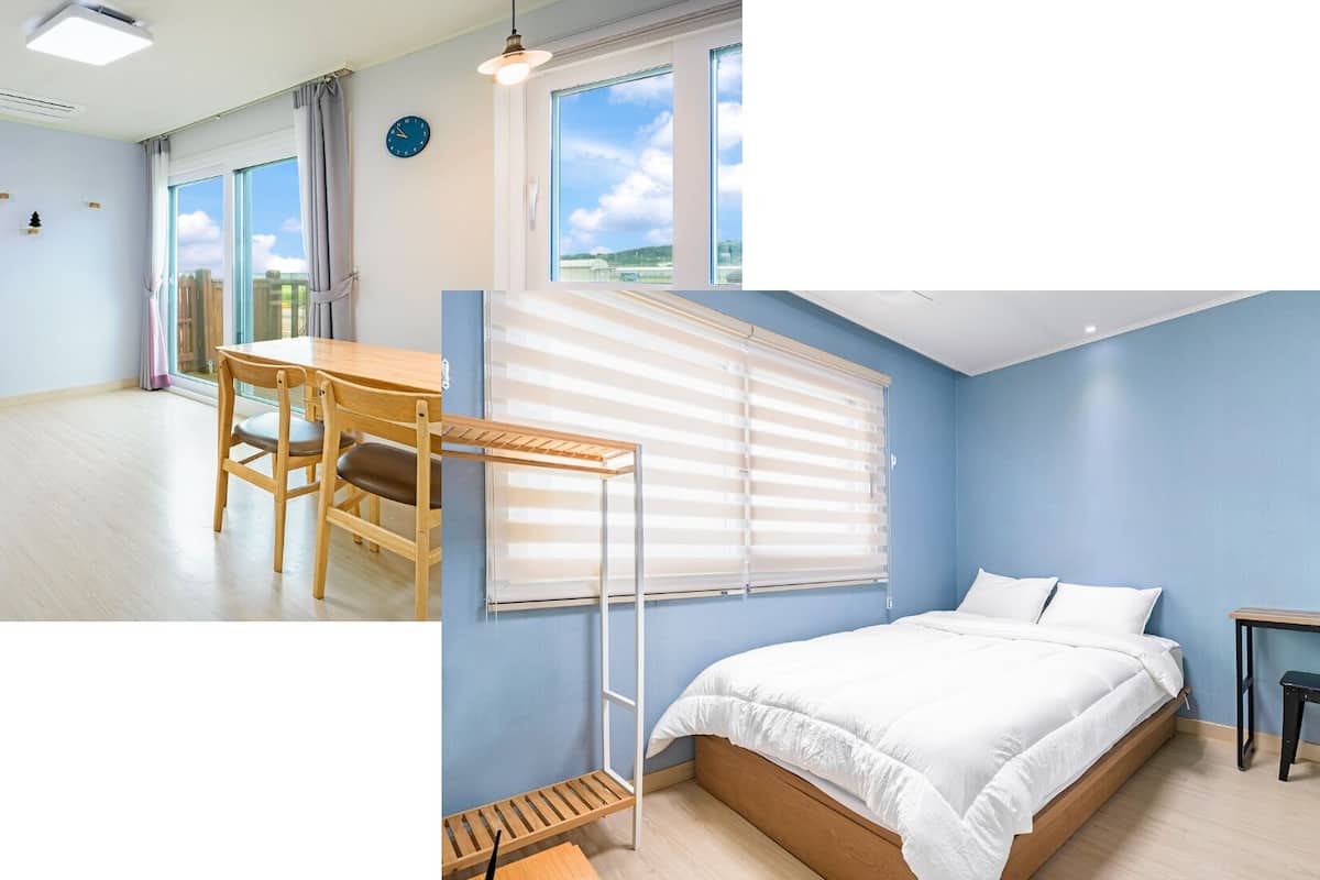 Suwol 102 | 1 bedroom, premium bedding, memory foam beds, desk