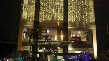 Front of property – evening/night
