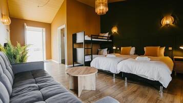 Quarto família | Wi-Fi de cortesia, roupa de cama