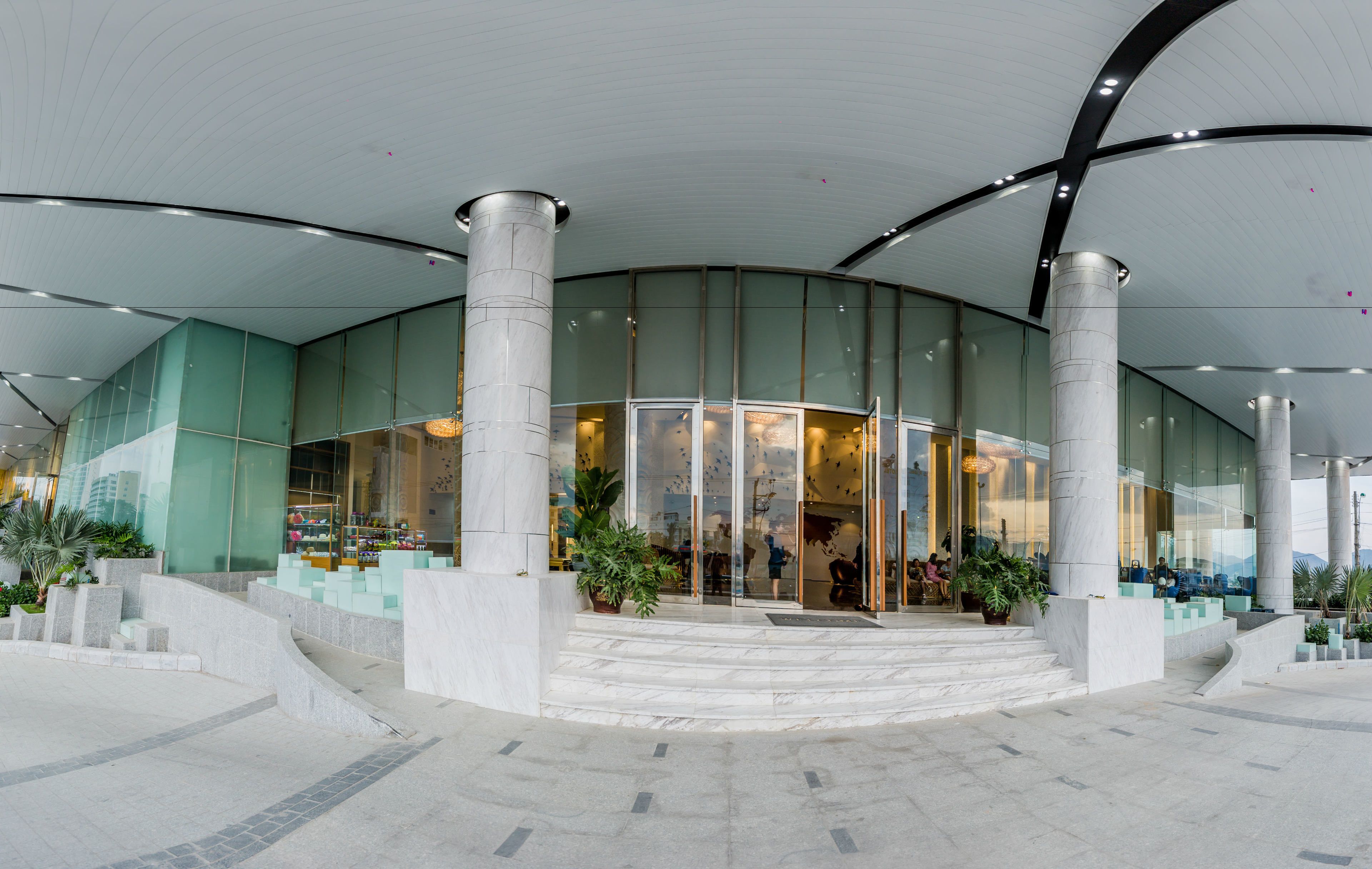 Entrée de l’hébergement