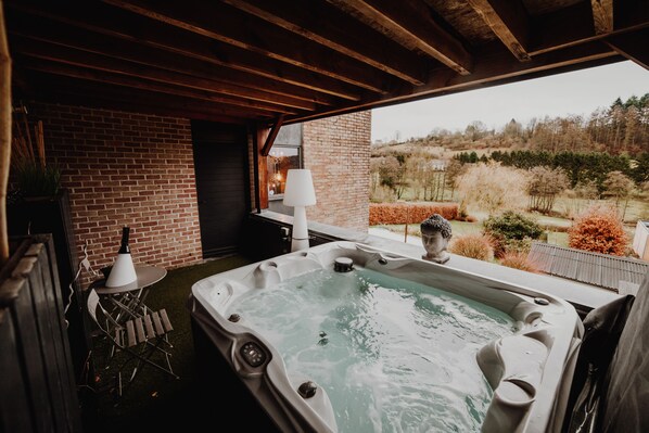 Panoramic Double Room, Hot Tub | Terrace/patio