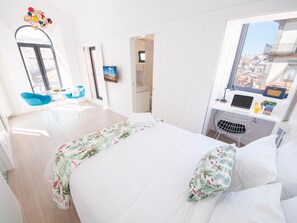 1 sovrum, sängtillbehör av högsta kvalitet och individuell inredning