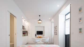 1 chambre, literie de qualité supérieure, décoration personnalisée