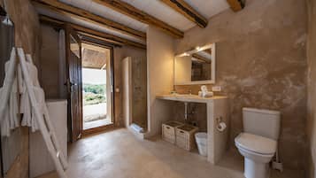 Chambre Double Premium, salle de bains attenante (Son Saura) | Salle de bain