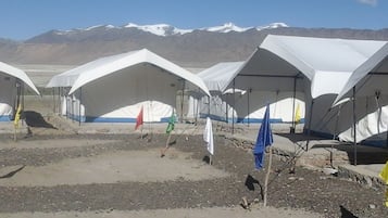Deluxe Tent, 1 Double Bed, Private Bathroom, Mountain View | Rollaway beds