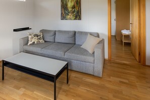 Apartamento clássico, 2 quartos, vista para a montanha | Área de estar | TV de tela plana 32 polegadas com canais a cabo, TV