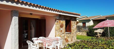 Apartment, 2 Schlafzimmer, Gartenblick, Erdgeschoss | Blick auf den Innenhof