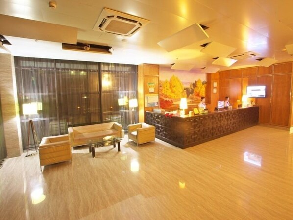 Reception - GreenTree Inn Huzhou Wuxing District South Street Chaoyin Bridge Business Hotel (Huzhou)