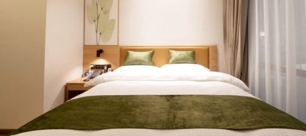 Caja de seguridad en la habitación, wifi gratis y ropa de cama 