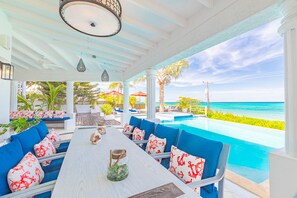 Terrace/patio - Villa North Winds Orange Hill (Nassau)