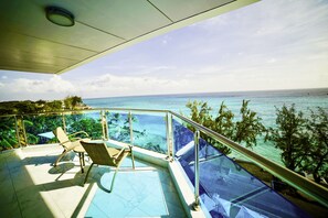 Grand Suite, 2 Bedrooms, Oceanfront | Balcony view