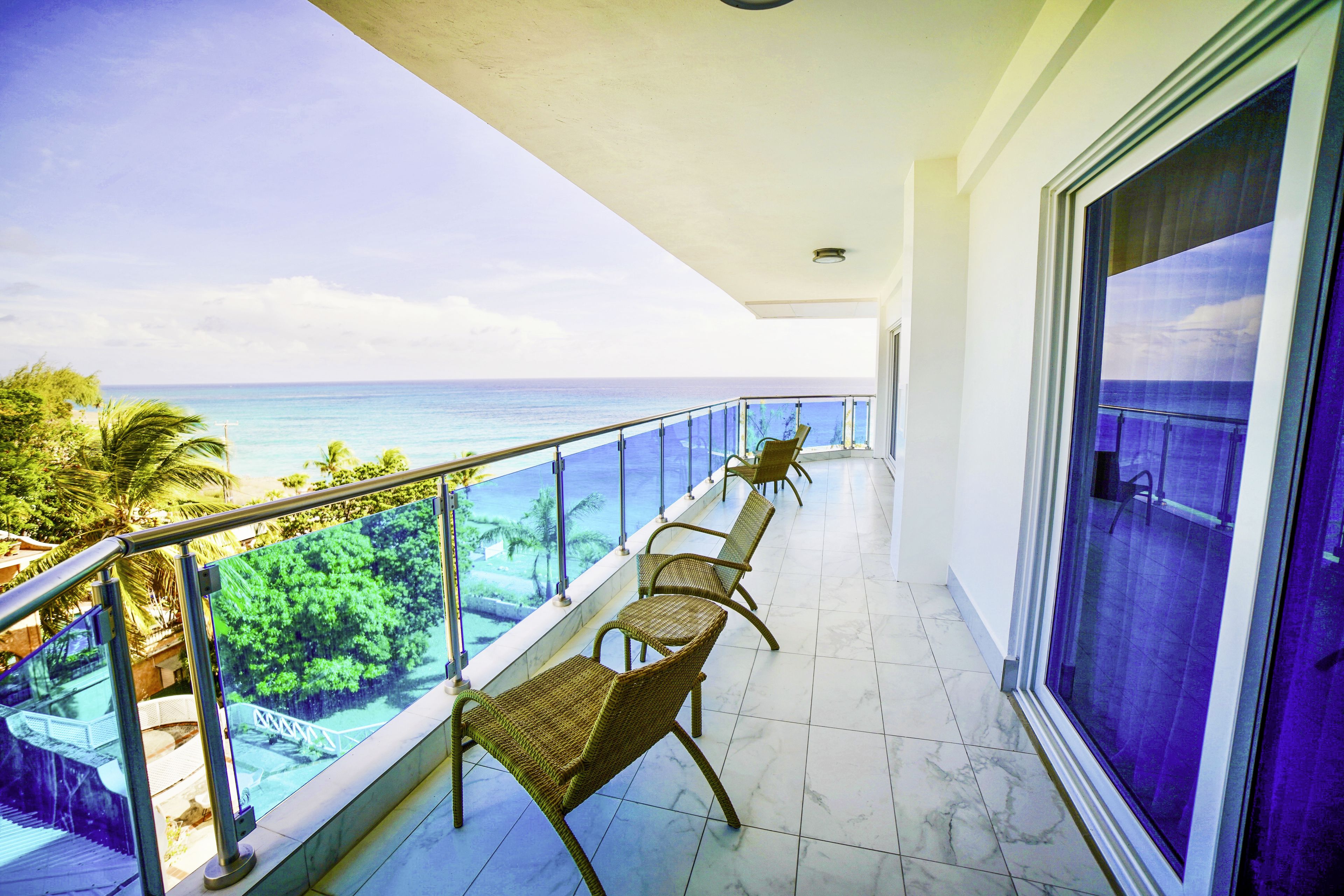 Suite Grand, 2 habitaciones, frente al océano | Vista del balcón