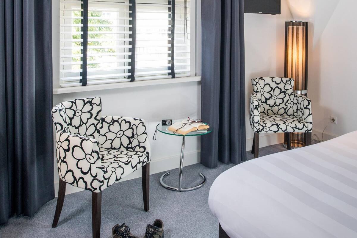 in-room safe, desk, blackout curtains, soundproofing