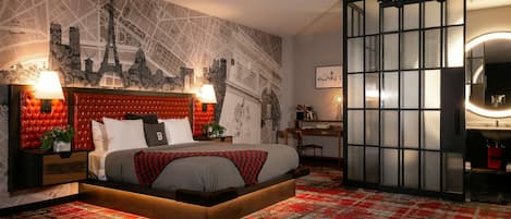 1 chambre, literie de qualité, coffre-fort, bureau