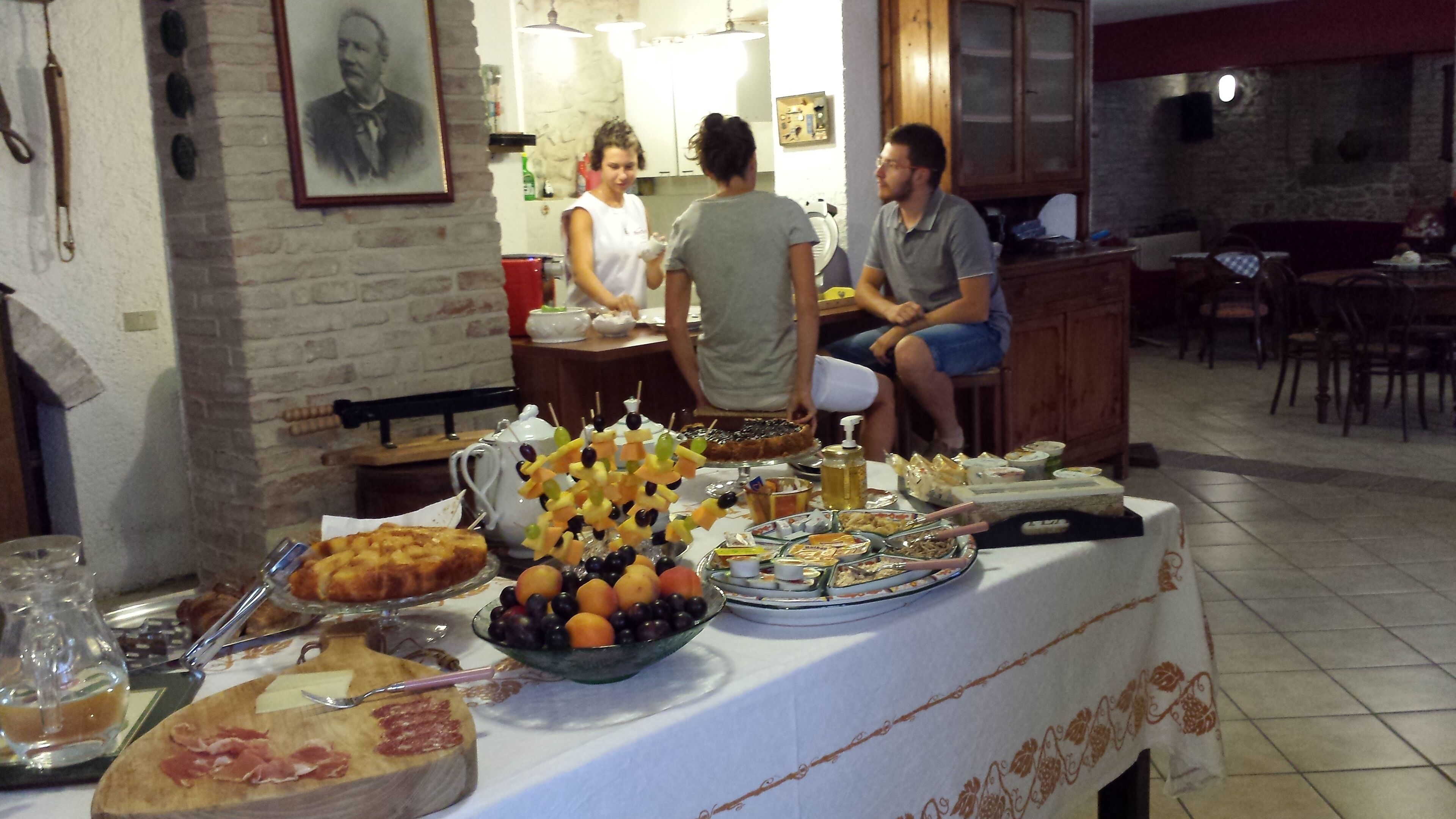 Daily buffet breakfast (EUR 8.00 per person)