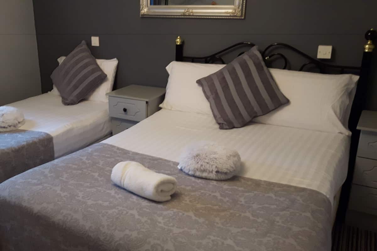 Deluxe driepersoonskamer | Luxe beddengoed, een strijkplank/strijkijzer, gratis wifi