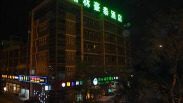 Front of property – evening/night