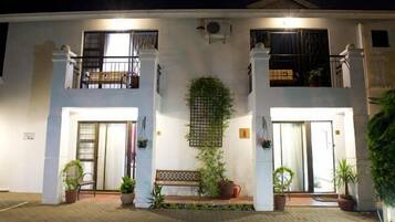 Front of property – evening/night