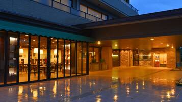 Front of property - evening/night