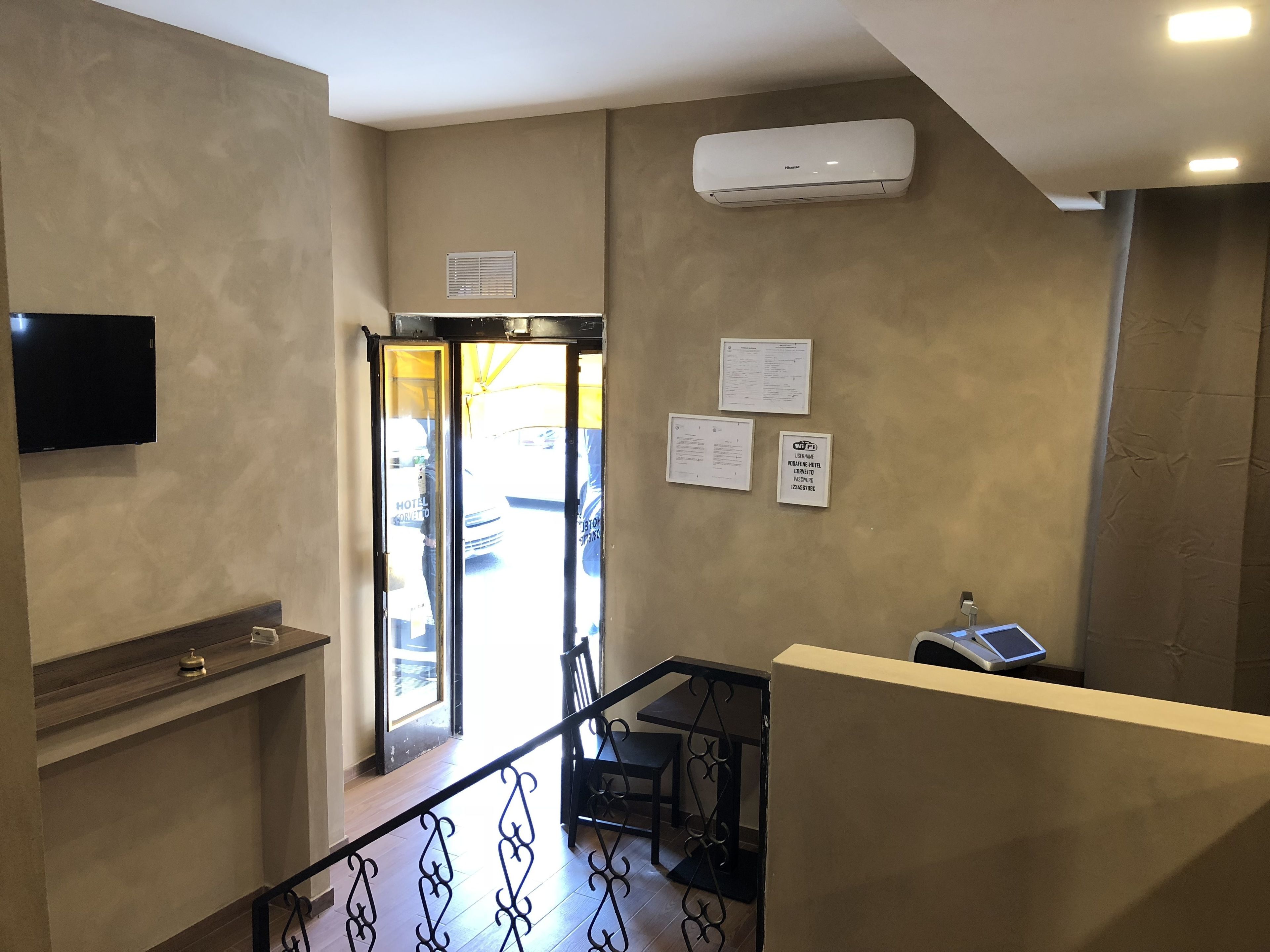 Ingresso della struttura