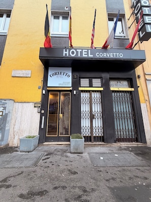 Majoituspaikan julkisivu