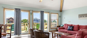 Jive 'n' Whale: Oceanside, 4 soverom, kort spasertur til stranden, Whalehead samfunnet.