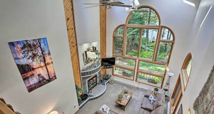 Pocono Lake Paradise w/ Private Beach & Dock!