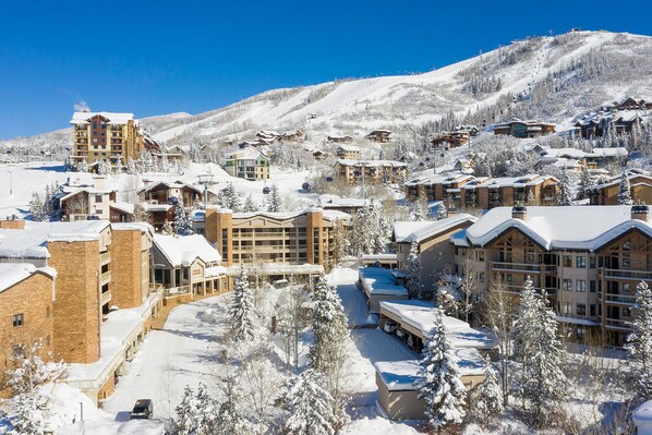 Exterior - CX114 | Awesome Views | Direct Patio Access to Slopes | Winter Shuttle | Hot Tub (Steamboat Springs)