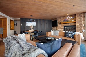 TV, fireplace, DVD player - CX114 | Awesome Views | Direct Patio Access to Slopes | Winter Shuttle | Hot Tub (Steamboat Springs)