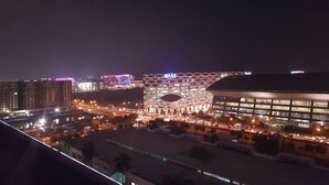 Blick von der Unterkunft