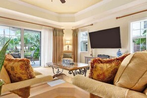 TV, video game console, DVD player, stereo - Sandy Ridge Oasis | Ground Floor Condo | Reunion Membership (Kissimmee)