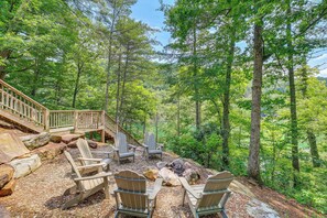 Terrace/patio - Lakefront Butler Home w/ Hot Tub & Fire Pit! (Butler)