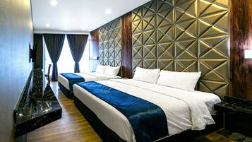 Executive-rum | Skrivbord, strykjärn/strykbräda, gratis wi-fi och sängkläder