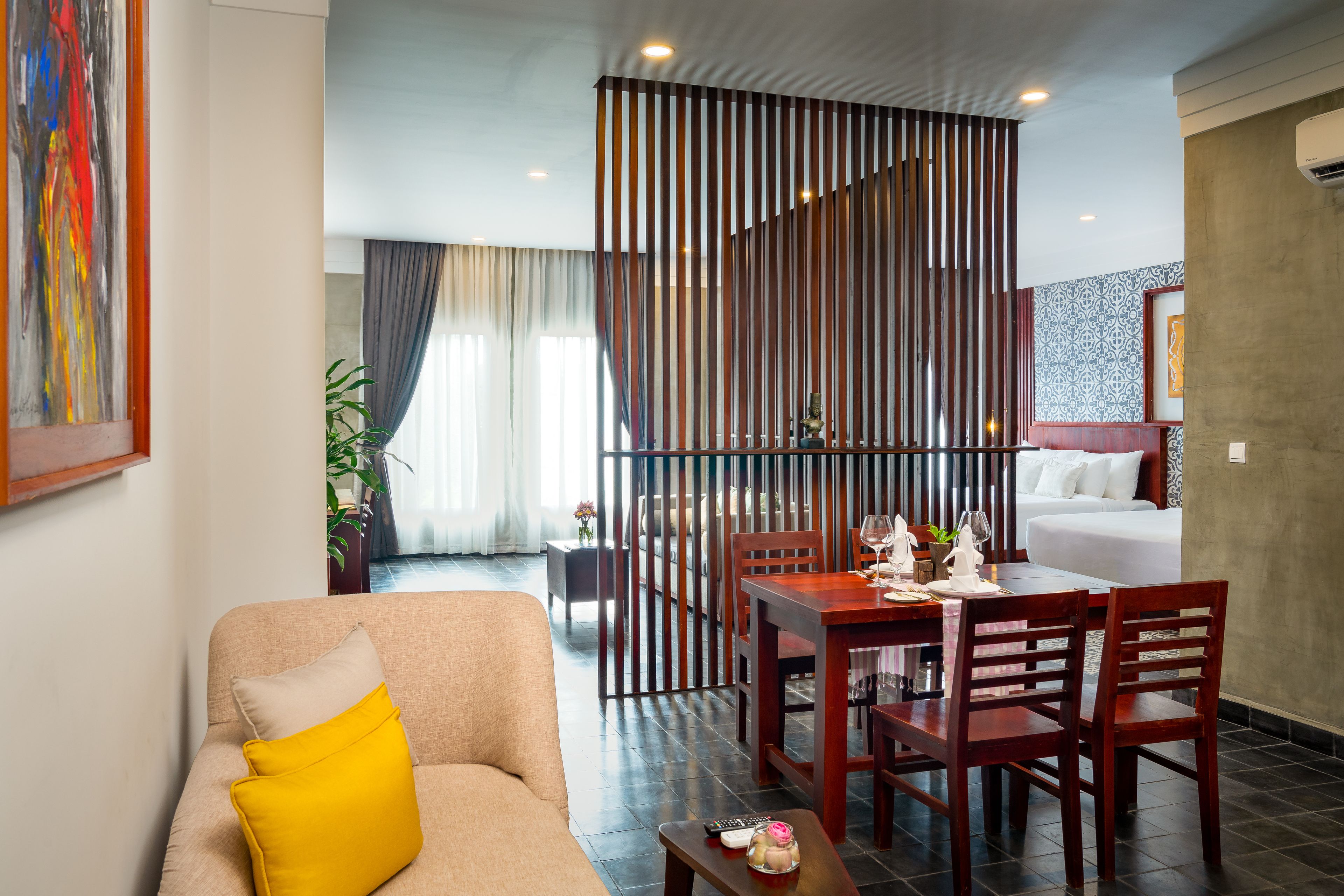 family room | living area | 42-inch smart tv with cable channels, tv