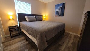 4 bedrooms, iron/ironing board, travel crib, free WiFi