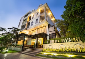 Front of property - evening/night