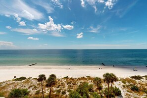 海灘、沙灘巾、摩托艇、釣魚