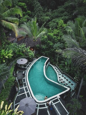Outdoor pool - Song Broek Jungle Resort (Payangan)