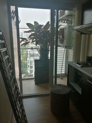 デザイン スイート 1 ベッドルーム 冷蔵庫 & 電子レンジ | 専用キッチン | 冷蔵庫、電子レンジ