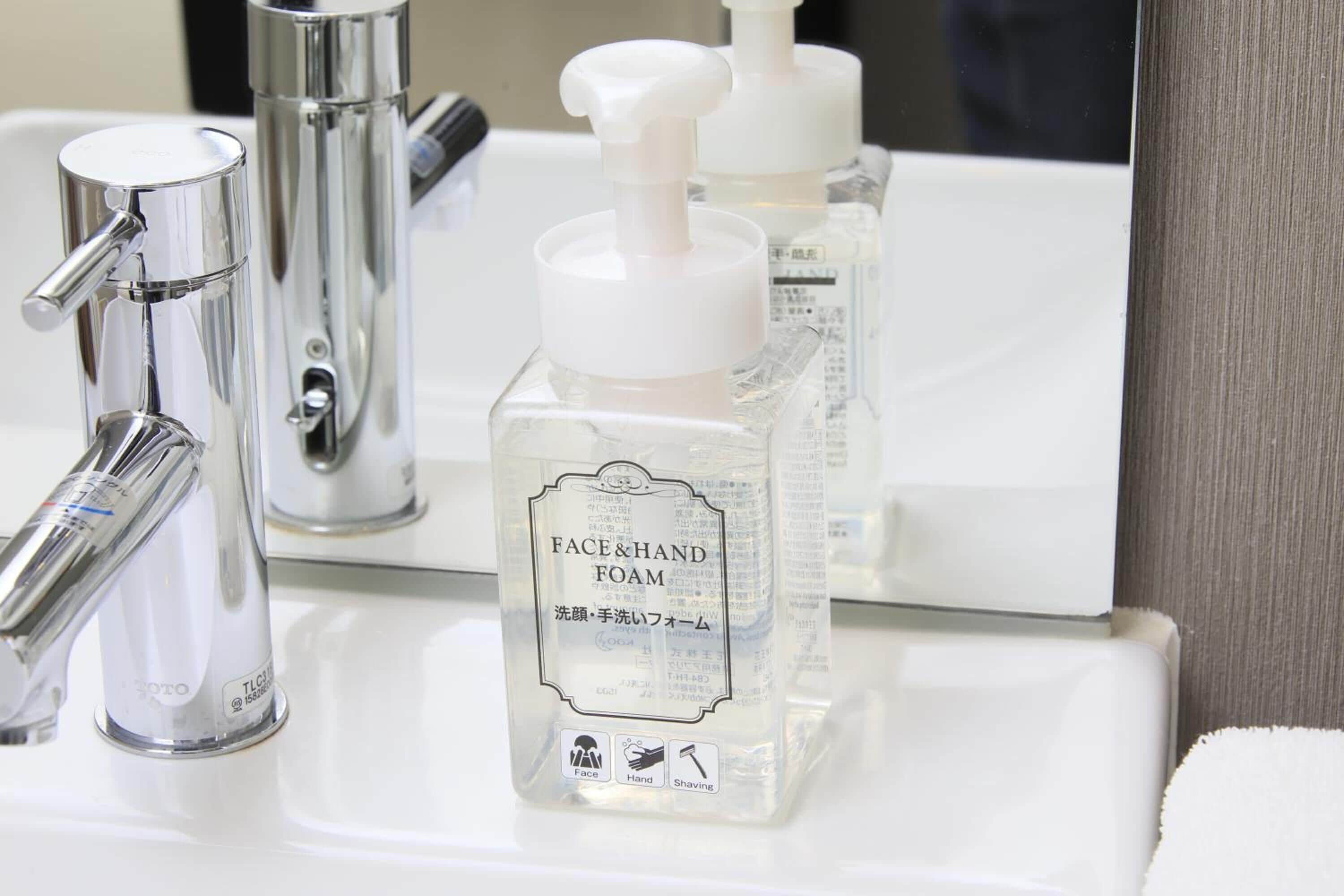 free toiletries, hair dryer, bidet, towels