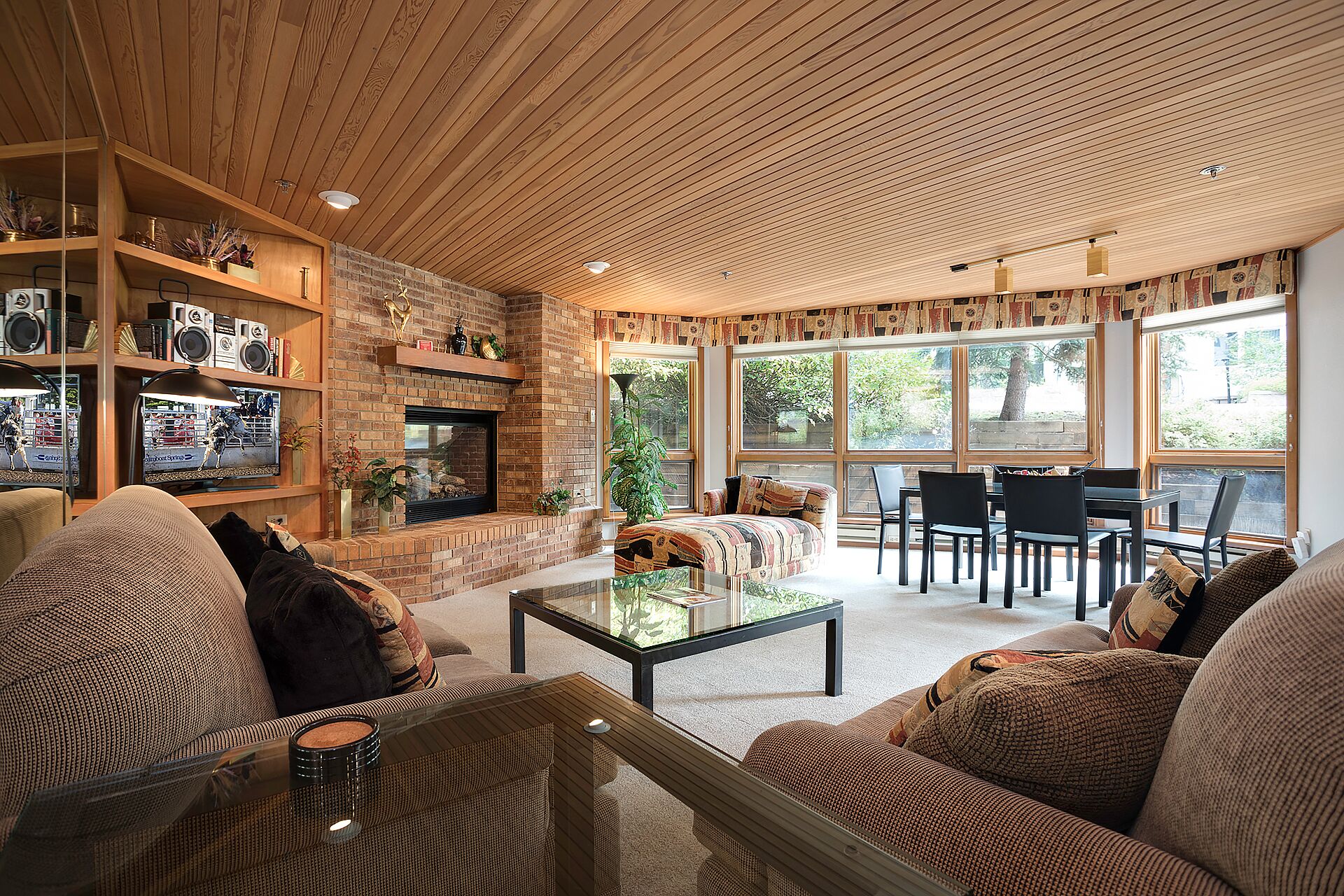 TV, fireplace, DVD player