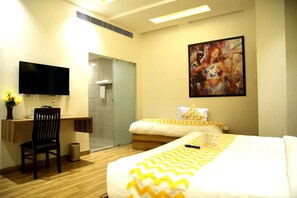 Executive Triple Room, 1 Bedroom | Bathroom | Shower, rainfall showerhead, free toiletries, hair dryer - Sallow Royal Suites (Amritsar)