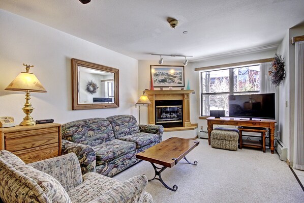 TV, DVD player, stereo