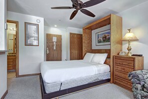 Iron/ironing board, bed sheets