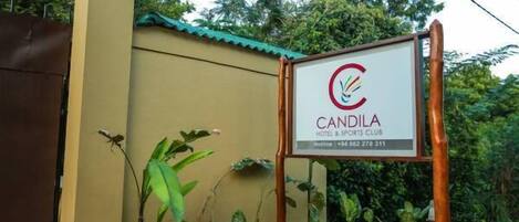 Majoituspaikan julkisivu