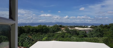 Blick von der Unterkunft