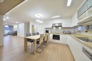 Pearl, Sapphire, Ruby- Extra Person Charge Pay On Site | Private kitchen | Fridge, microwave, coffee/tea maker, electric kettle - Geoje Jisefo Family Residence (Geoje)