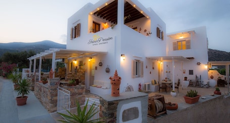 Terraza o patio. Irini Pension