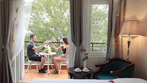 Honeymoon-Zimmer, Balkon